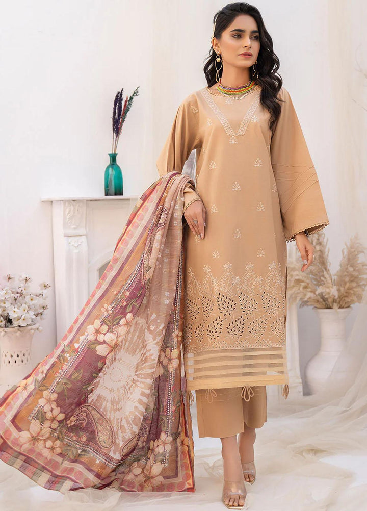 Etsy By Safwa Embroidered Lawn Suits Unstitched 3 Piece SW23E SEC-68 - Summer Collection