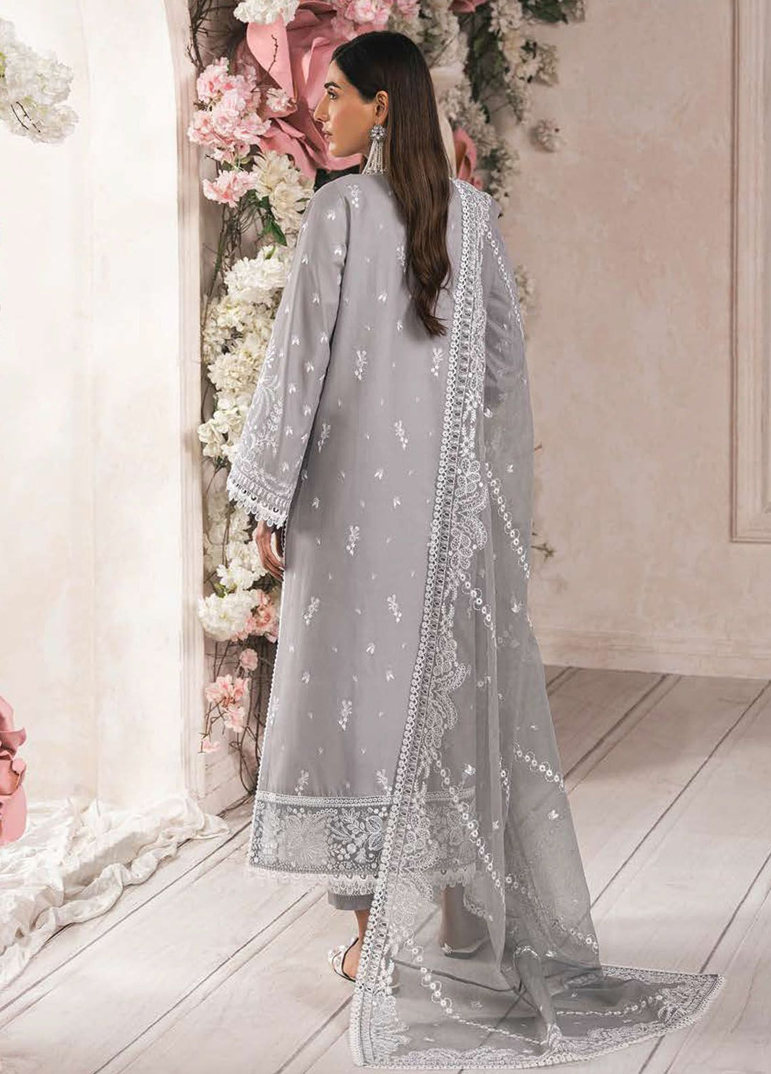 Eudora By Ayzel Embroidered Lawn Suits Unstitched 3 Piece AAF24E D-01 Arana - Luxury Summer Collection