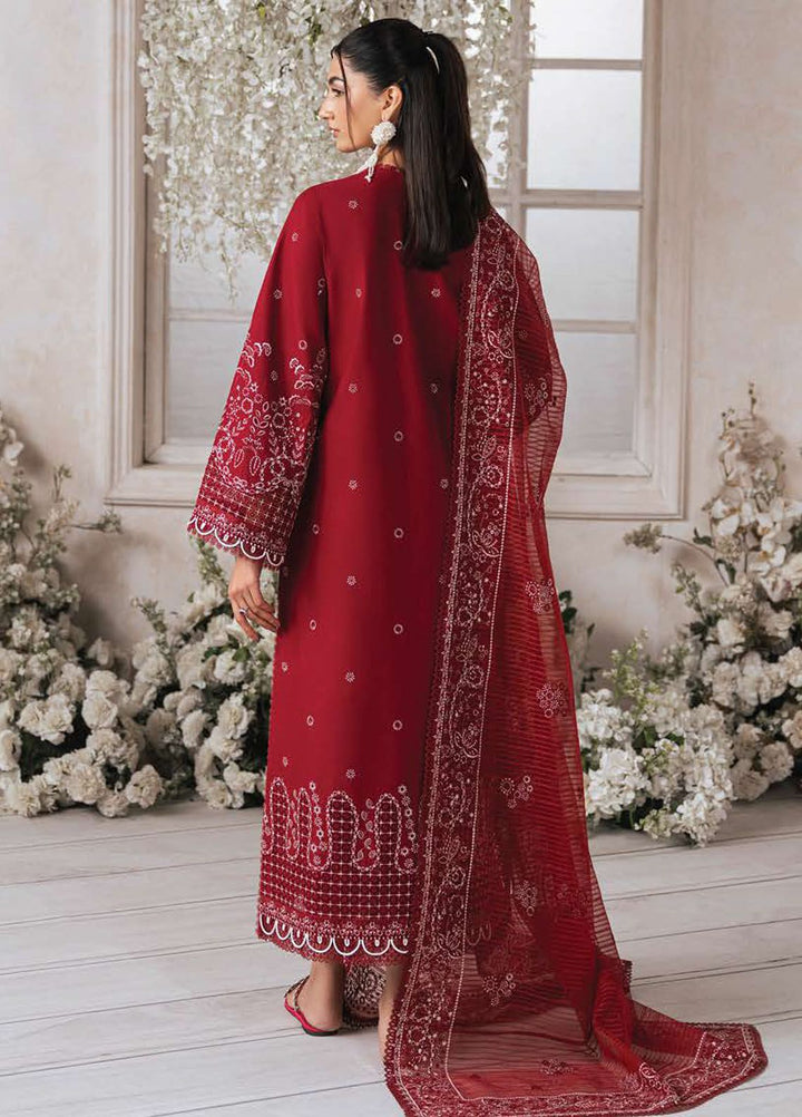 Eudora By Ayzel Embroidered Lawn Suits Unstitched 3 Piece AAF24E D-07 Akira - Luxury Summer Collection