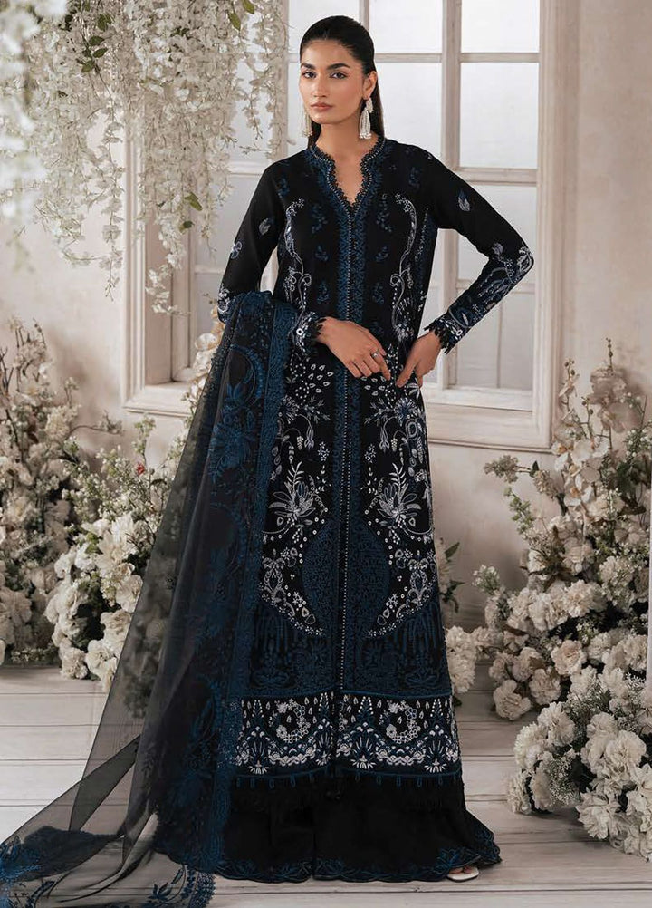 Eudora By Ayzel Embroidered Lawn Suits Unstitched 3 Piece AAF24E D-09 Cosima - Luxury Summer Collection