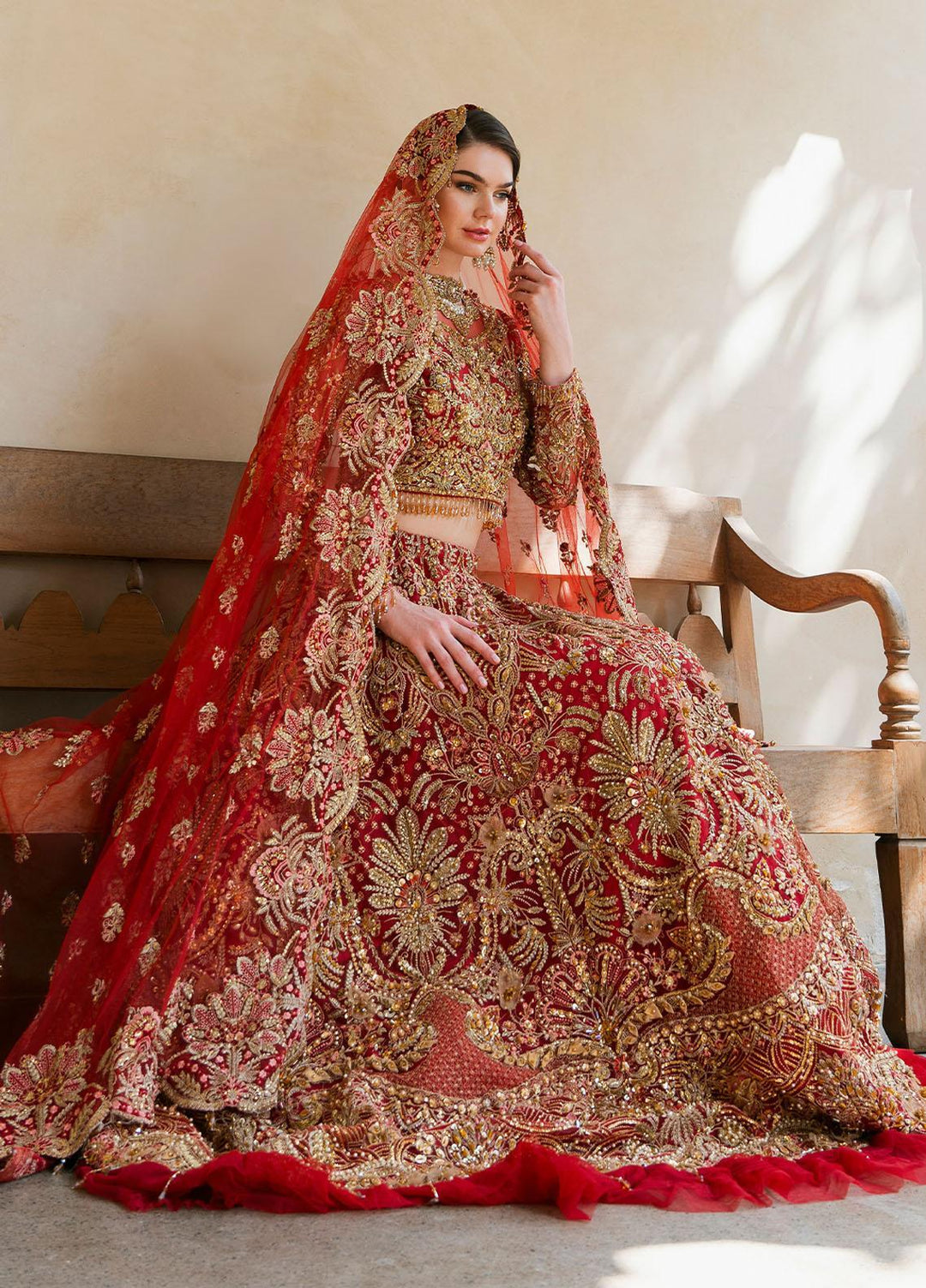 Evara By Elaf Embroidered Net Suits Unstitched 3 Piece EF23EV EEB-04 Marhaba - Wedding Collection