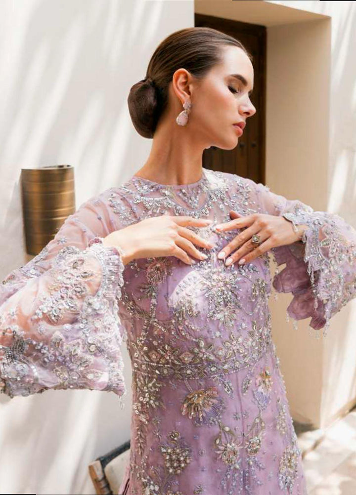 Evara By Elaf Embroidered Organza Suits Unstitched 4 Piece EF23EV-2 EEW-01 ESFIR - Wedding Collection