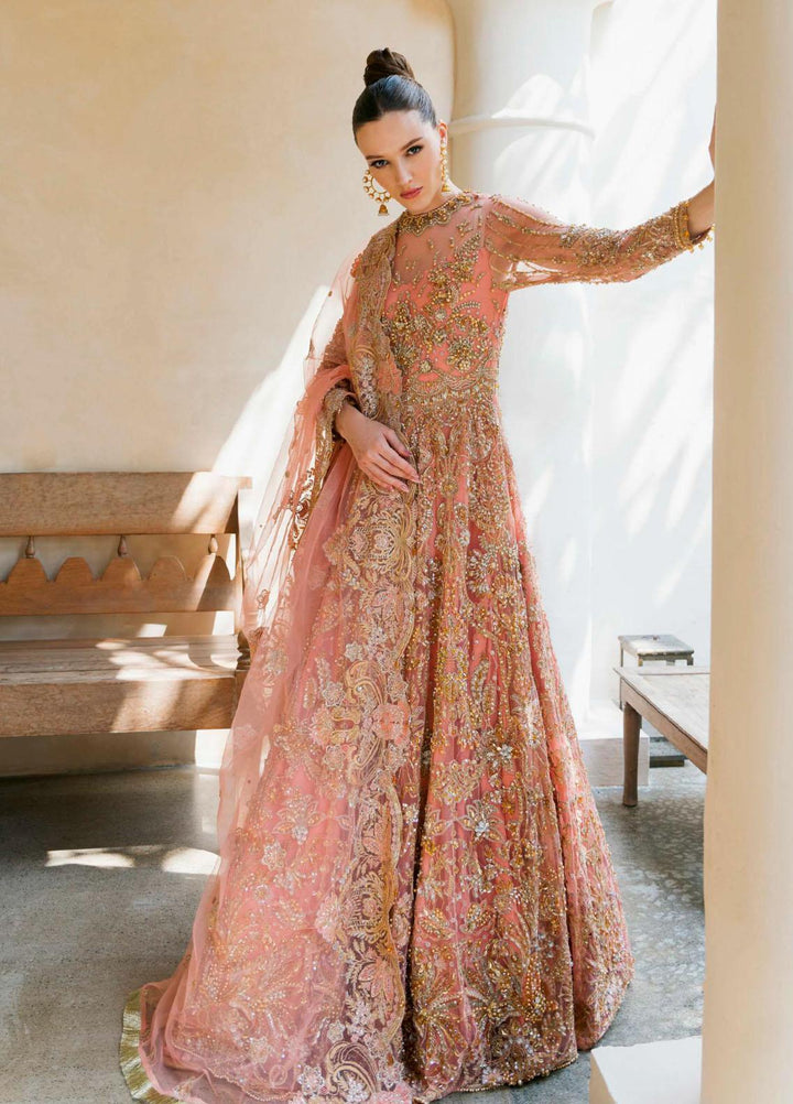 Evara By Elaf Embroidered Net Suits Unstitched 3 Piece EF23EV-2 EEW-03 LAYLA - Wedding Collection