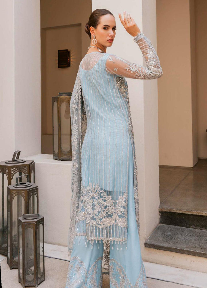 Evara By Elaf Embroidered Net Suits Unstitched 4 Piece EF23EV-2 EEW-07 ZARA - Wedding Collection