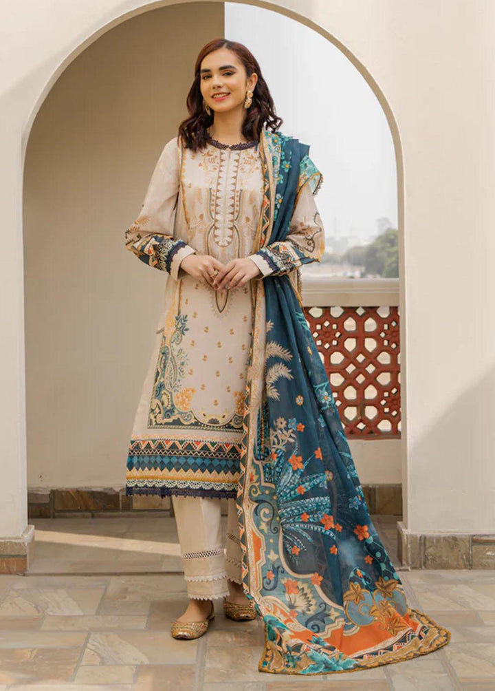 Everyday Wear By Florent Printed Lawn Suits Unstitched 3 Piece FL23EW FL-1B - Summer Collection