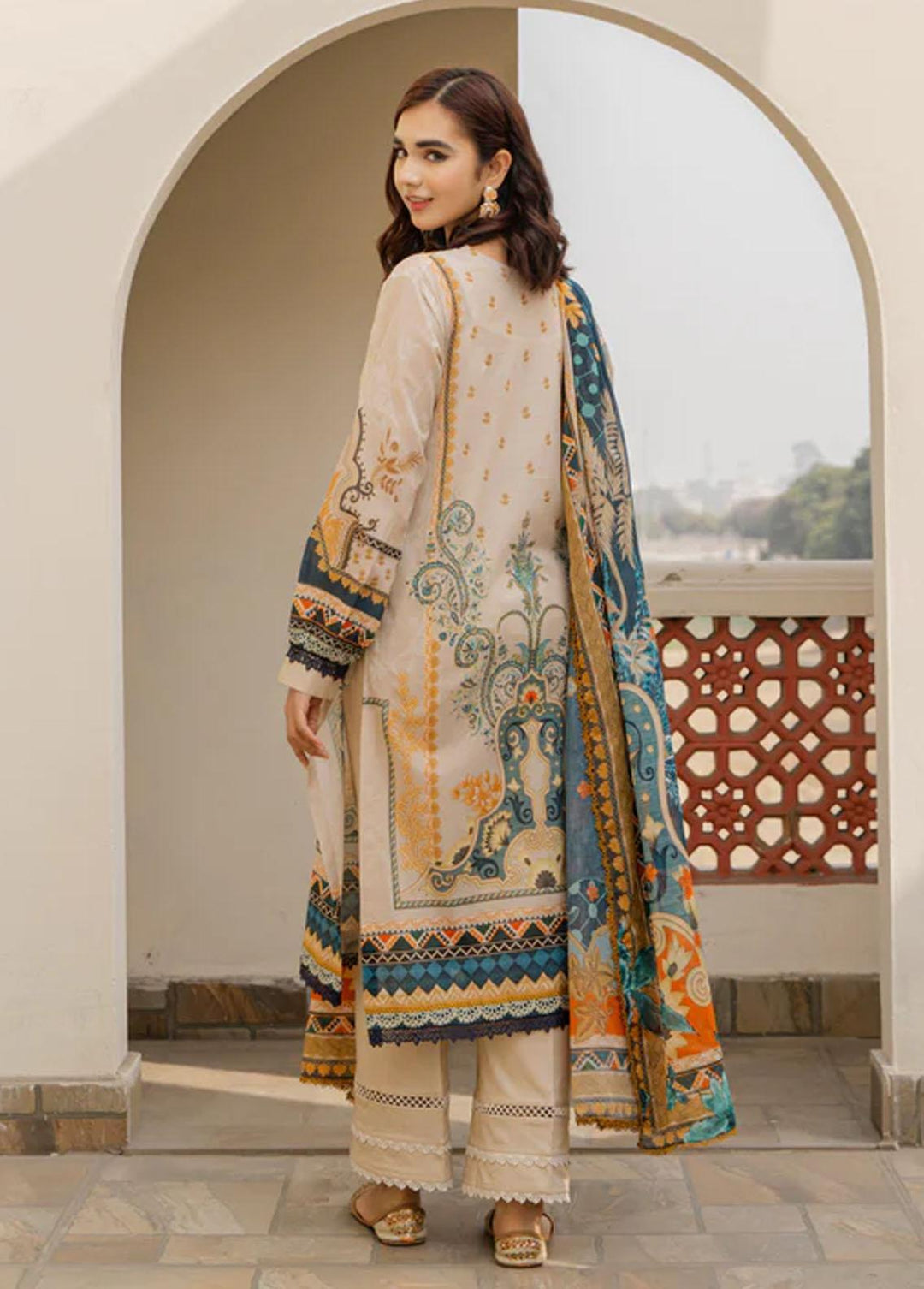 Everyday Wear By Florent Printed Lawn Suits Unstitched 3 Piece FL23EW FL-1B - Summer Collection
