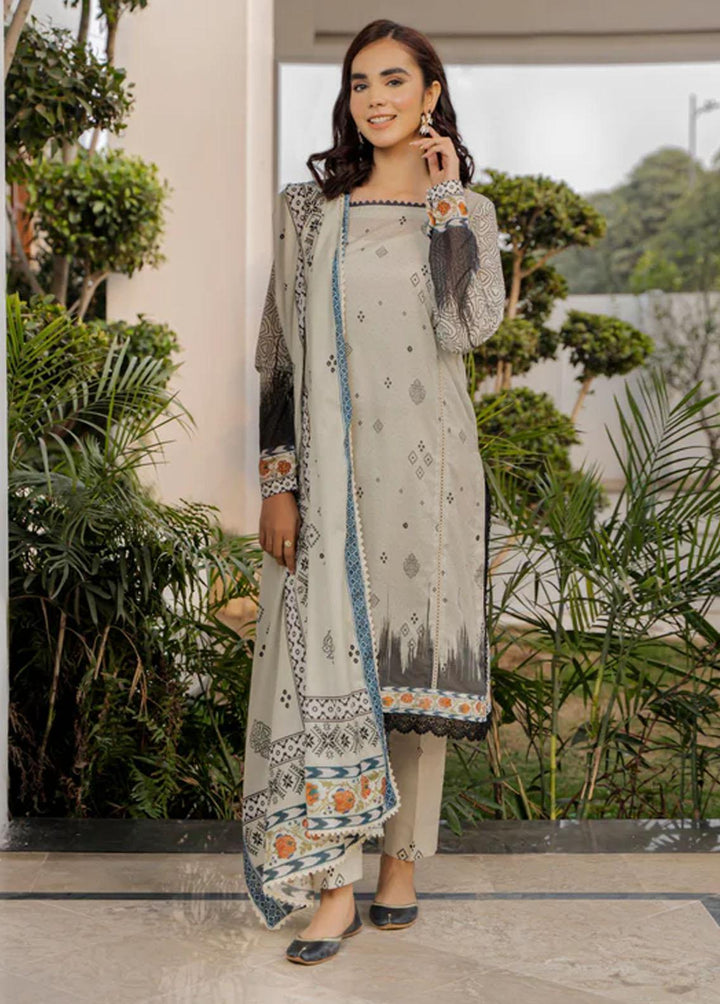 Everyday Wear By Florent Printed Lawn Suits Unstitched 3 Piece FL23EW FL-2B - Summer Collection