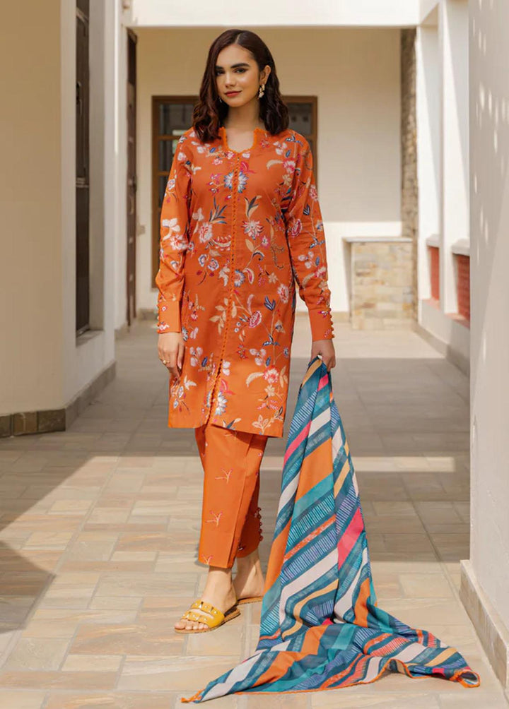 Everyday Wear By Florent Printed Lawn Suits Unstitched 3 Piece FL23EW FL-3A - Summer Collection