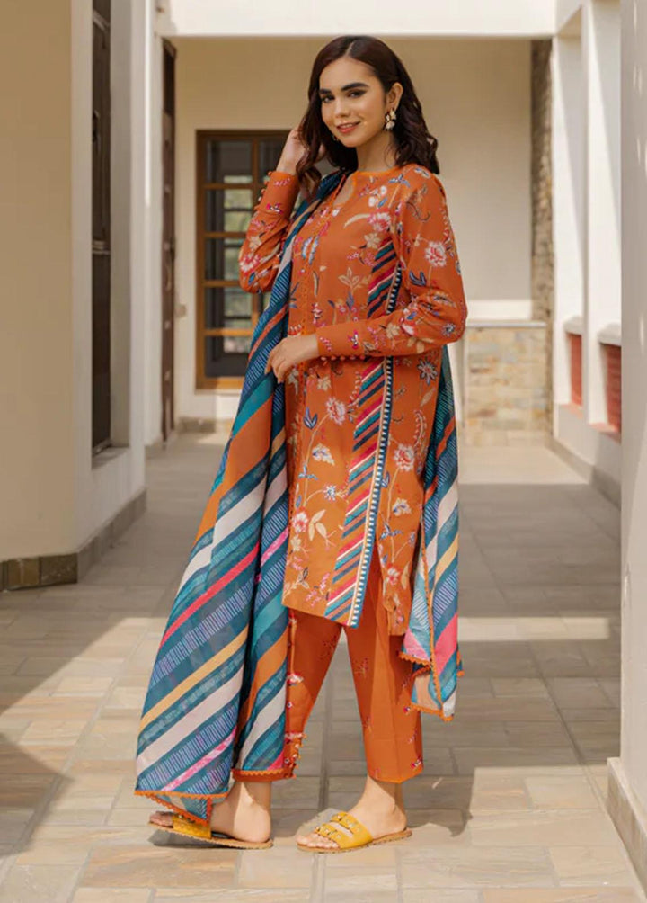 Everyday Wear By Florent Printed Lawn Suits Unstitched 3 Piece FL23EW FL-3A - Summer Collection