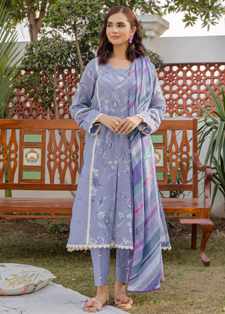 Everyday Wear By Florent Printed Lawn Suits Unstitched 3 Piece FL23EW FL-3B - Summer Collection