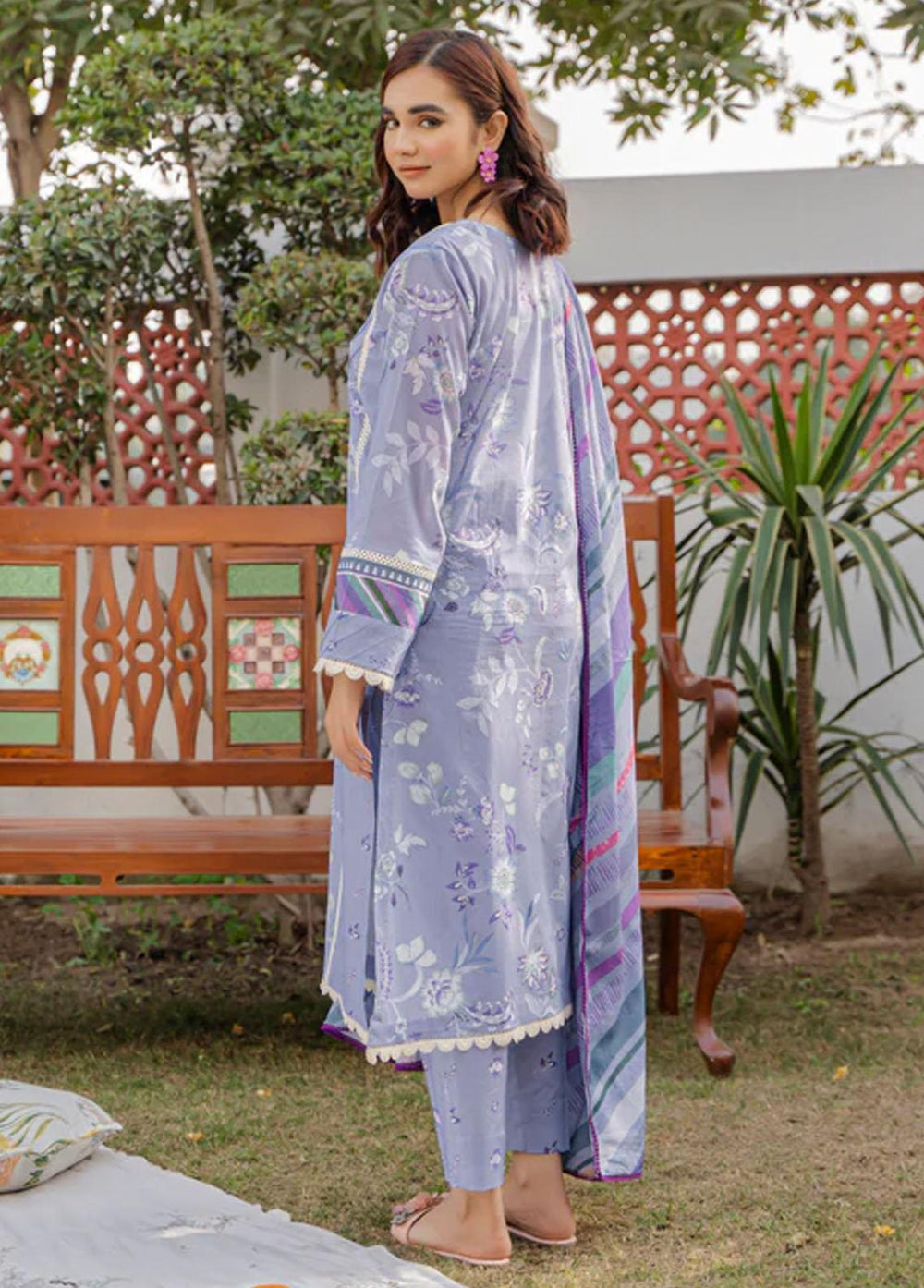 Everyday Wear By Florent Printed Lawn Suits Unstitched 3 Piece FL23EW FL-3B - Summer Collection
