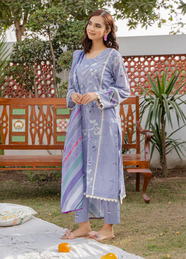 Everyday Wear By Florent Printed Lawn Suits Unstitched 3 Piece FL23EW FL-3B - Summer Collection