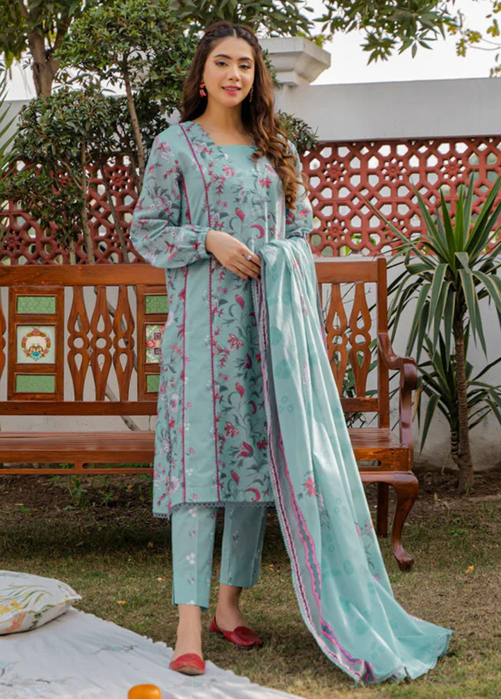 Everyday Wear By Florent Printed Lawn Suits Unstitched 3 Piece FL23EW FL-4B - Summer Collection