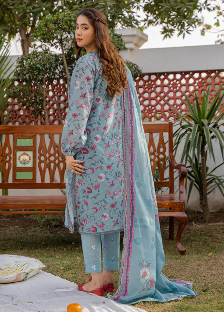 Everyday Wear By Florent Printed Lawn Suits Unstitched 3 Piece FL23EW FL-4B - Summer Collection