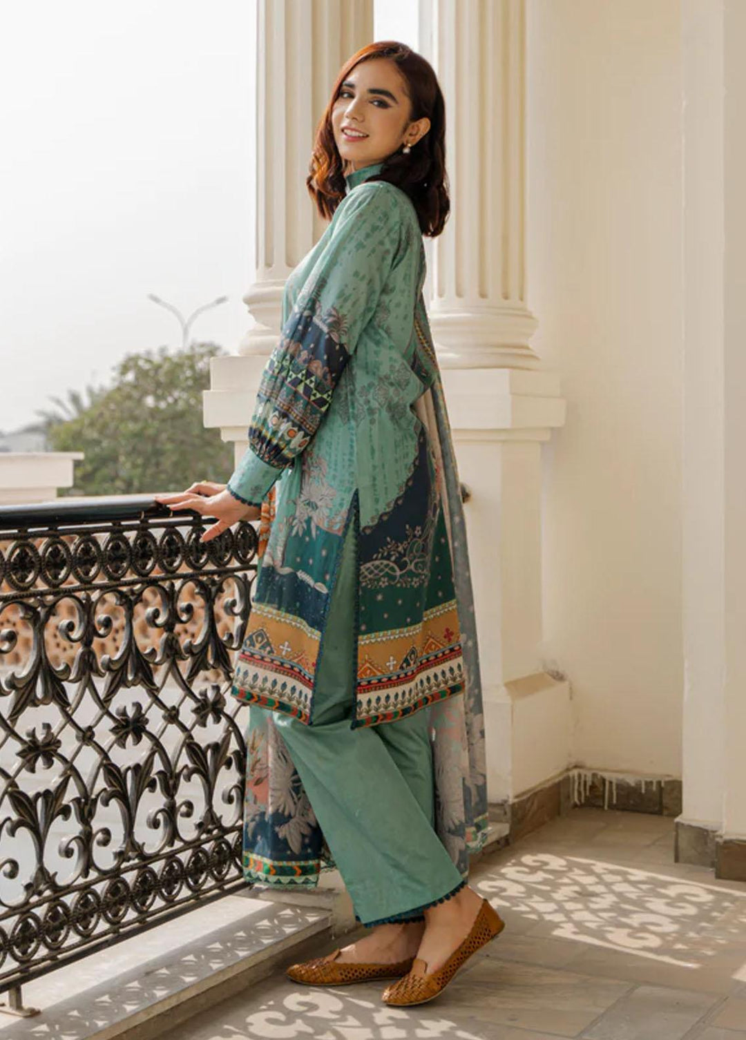 Everyday Wear By Florent Printed Lawn Suits Unstitched 3 Piece FL23EW FL-5A - Summer Collection