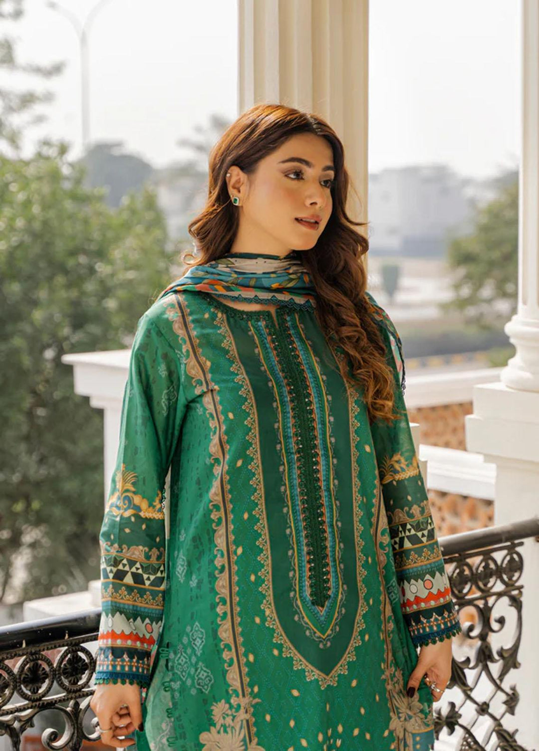 Everyday Wear By Florent Printed Lawn Suits Unstitched 3 Piece FL23EW FL-5B - Summer Collection