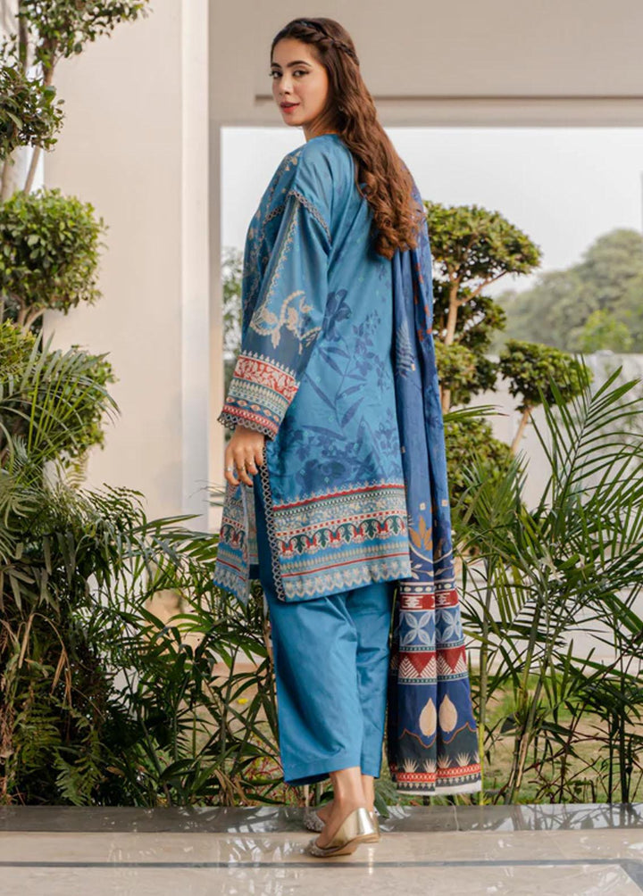 Everyday Wear By Florent Printed Lawn Suits Unstitched 3 Piece FL23EW FL-8A - Summer Collection