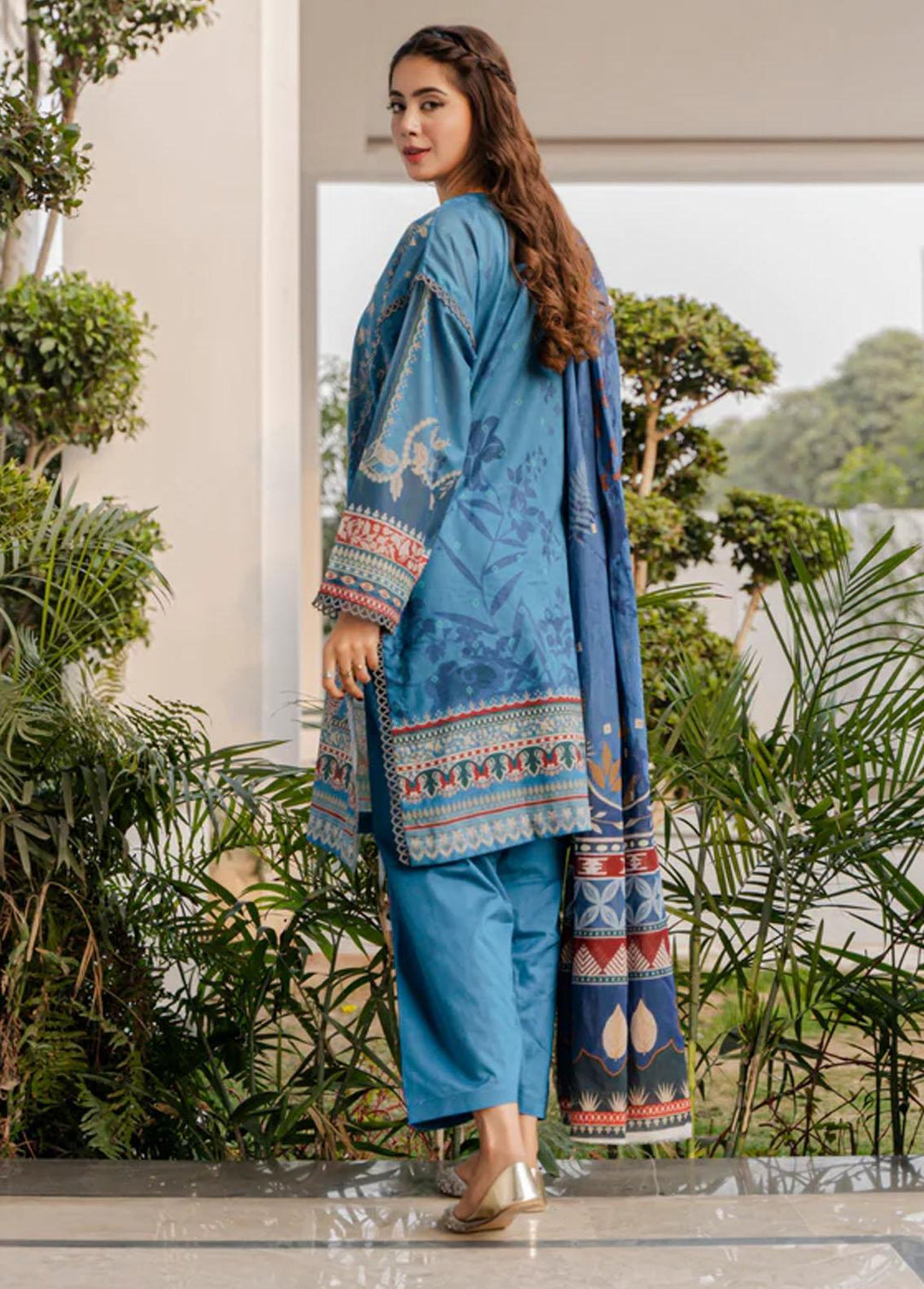 Everyday Wear By Florent Printed Lawn Suits Unstitched 3 Piece FL23EW FL-8A - Summer Collection