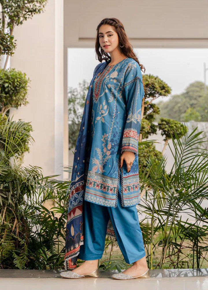 Everyday Wear By Florent Printed Lawn Suits Unstitched 3 Piece FL23EW FL-8A - Summer Collection