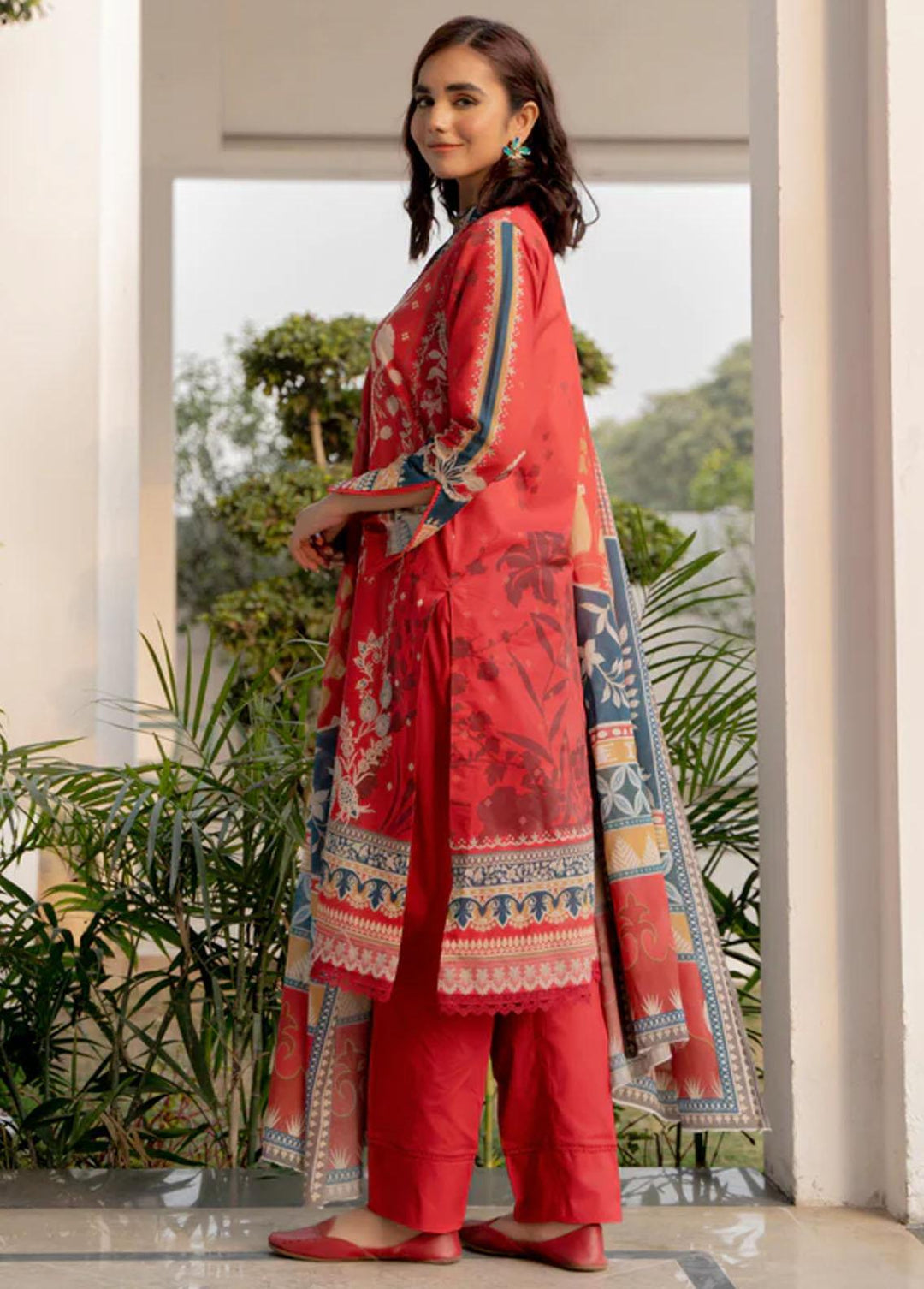 Everyday Wear By Florent Printed Lawn Suits Unstitched 3 Piece FL23EW FL-8B - Summer Collection