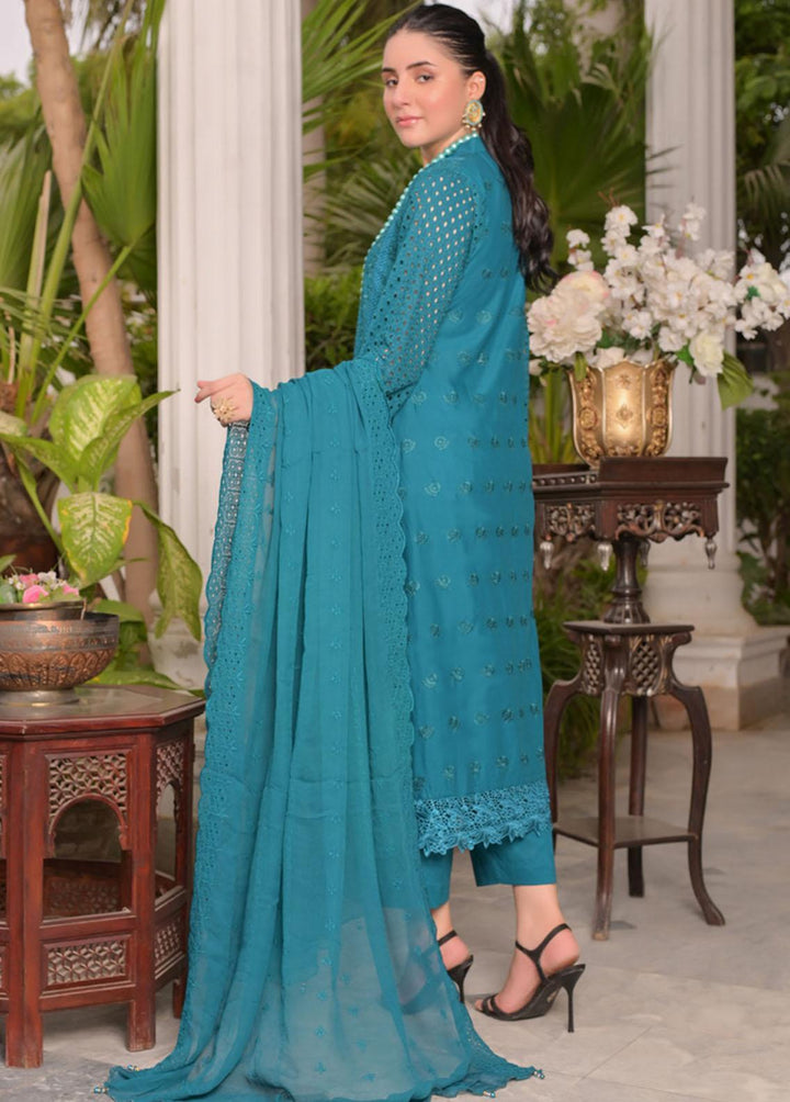 Expressive By MTF Embroidered Lawn Suits Unstitched 3 Piece MTF22E 01 - Summer Collection