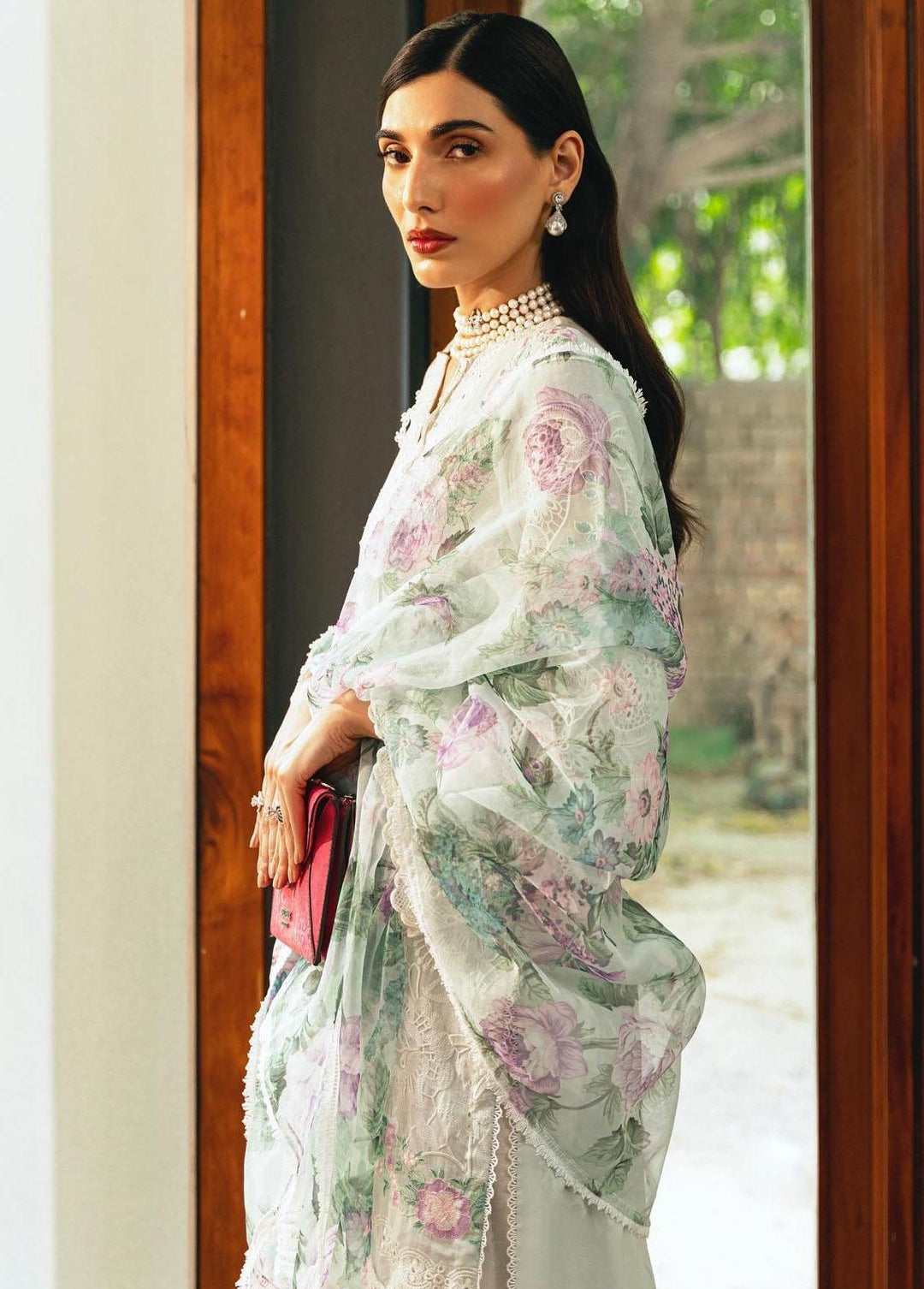Saira Rizwan Pret Embroidered Lawn 3 Piece Suit SR23E Aria