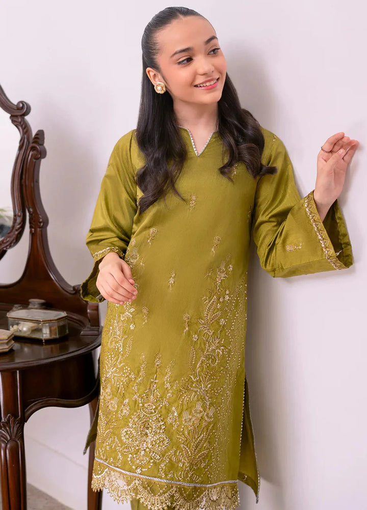 Eyezal Pret Embroidered Silk 3 Piece Suit Maya B