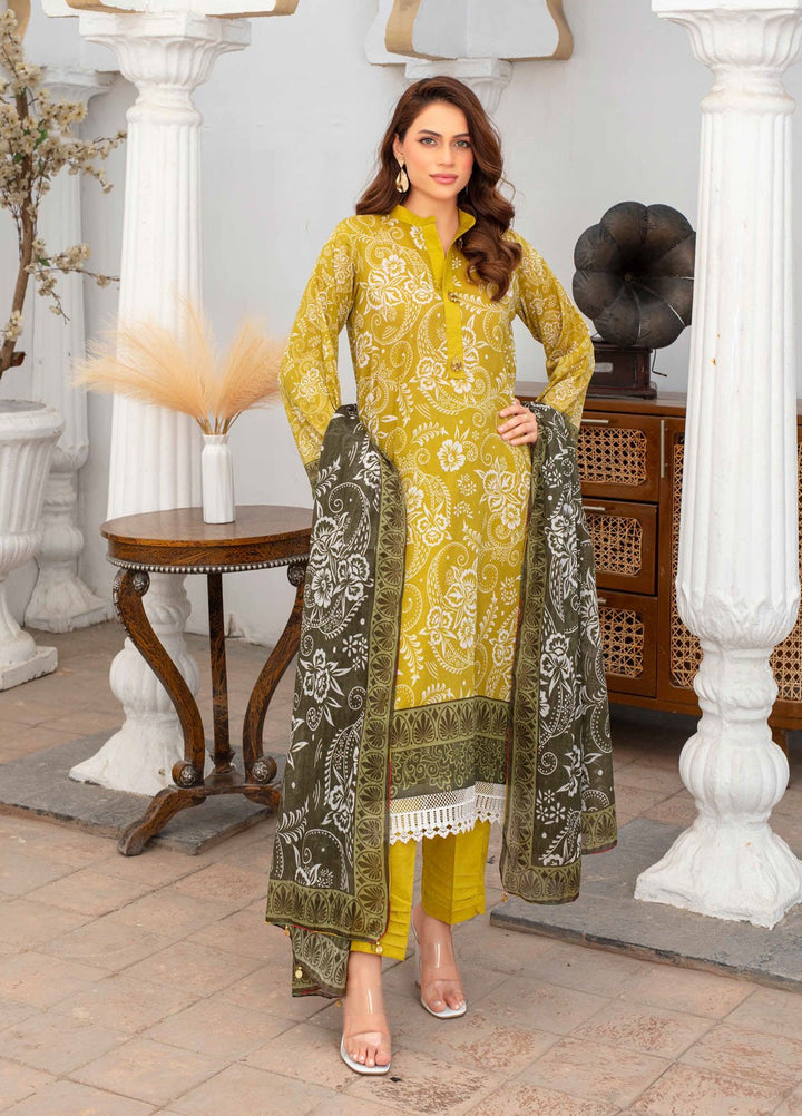 Fabiha by Feroza Digital Printed Lawn Suits Unstitched 3 Piece FZ25FDP D-10 - Summer Collection