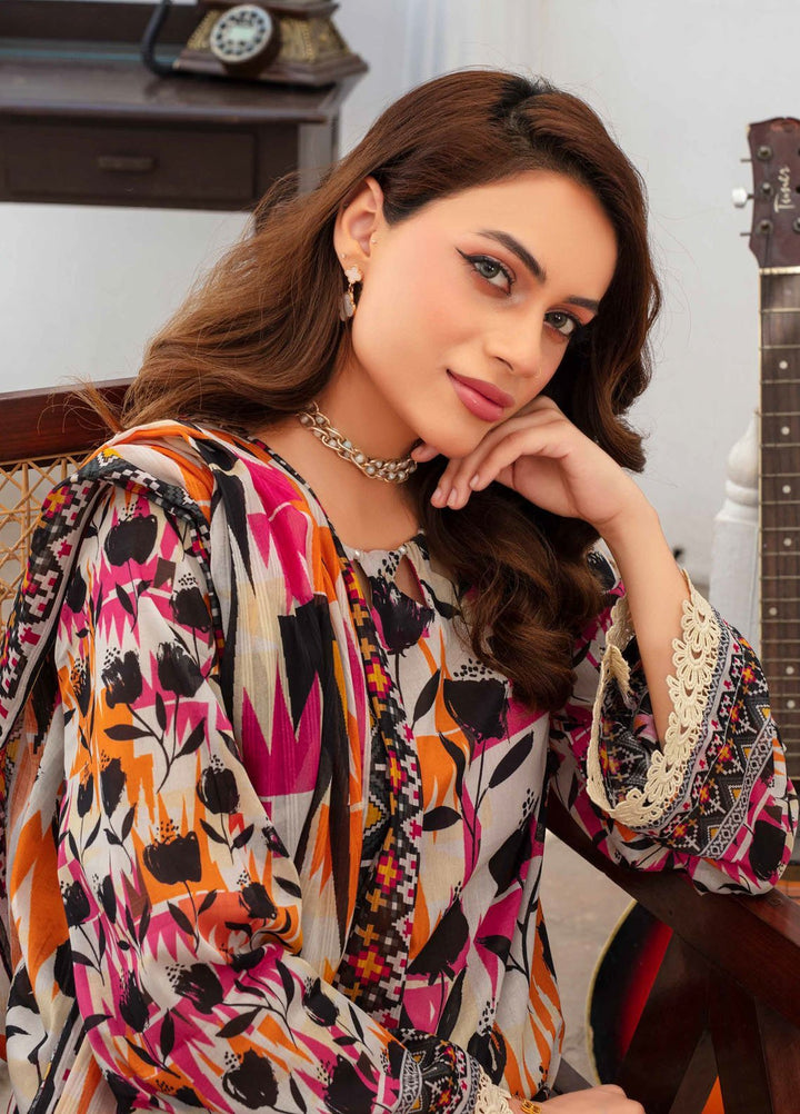 Fabiha by Feroza Digital Printed Lawn Suits Unstitched 3 Piece FZ25FDP D-5 - Summer Collection
