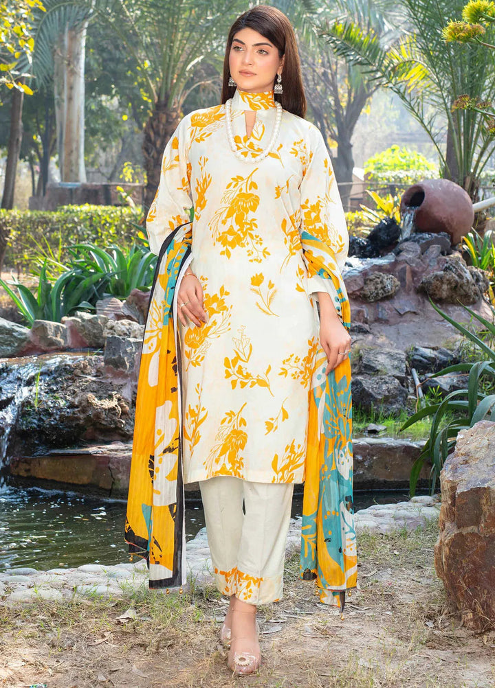 Fabiha by Feroza Printed Lawn Suits Unstitched 3 Piece FZ25FB D-01 - Summer Collection
