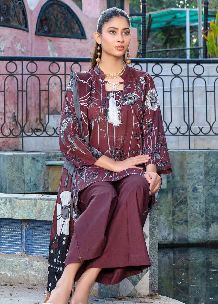 Fabiha by Feroza Printed Lawn Suits Unstitched 3 Piece FZ25FB D-03 - Summer Collection