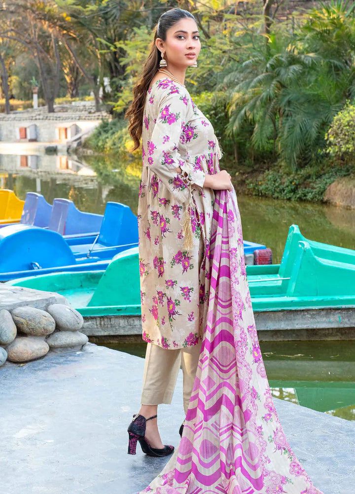 Fabiha by Feroza Printed Lawn Suits Unstitched 3 Piece FZ25FB D-05 - Summer Collection