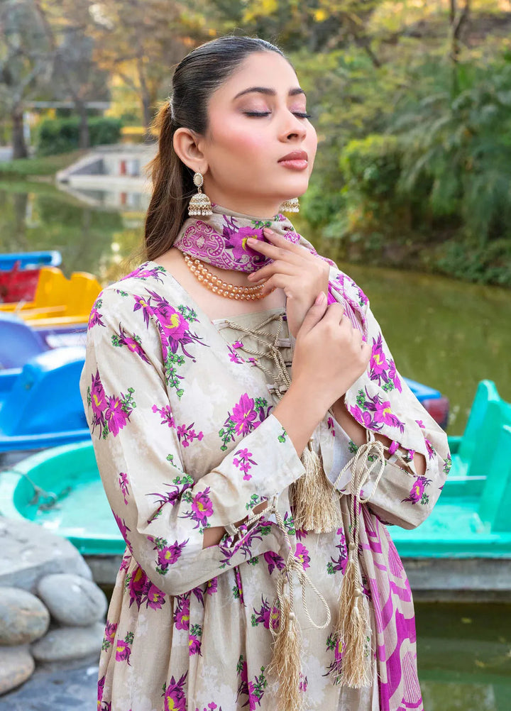 Fabiha by Feroza Printed Lawn Suits Unstitched 3 Piece FZ25FB D-05 - Summer Collection
