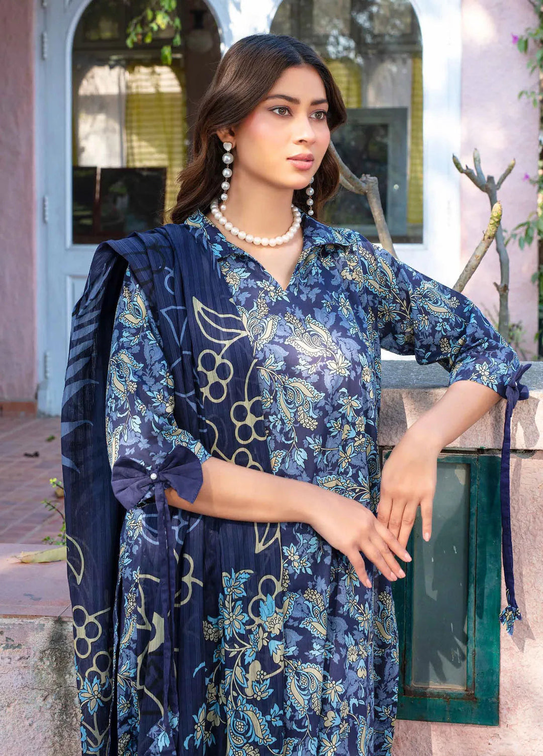 Fabiha by Feroza Printed Lawn Suits Unstitched 3 Piece FZ25FB D-07 - Summer Collection