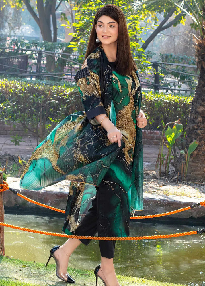 Fabiha by Feroza Printed Lawn Suits Unstitched 3 Piece FZ25FB D-12 - Summer Collection