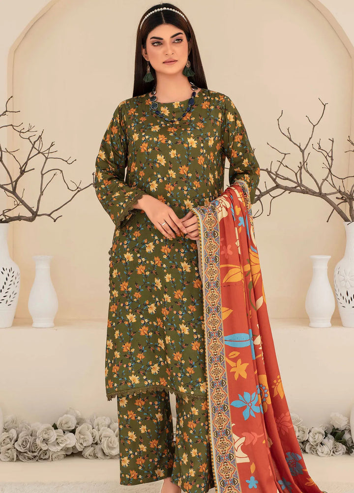 Fabiha By Feroza Printed Linen Suit Unstitched 3 Piece FZ24F D-02 - Summer Collection