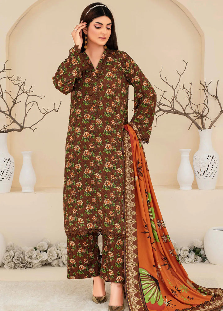 Fabiha By Feroza Printed Linen Suit Unstitched 3 Piece FZ24F D-04 - Summer Collection