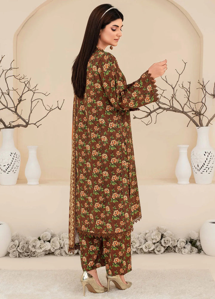 Fabiha By Feroza Printed Linen Suit Unstitched 3 Piece FZ24F D-04 - Summer Collection