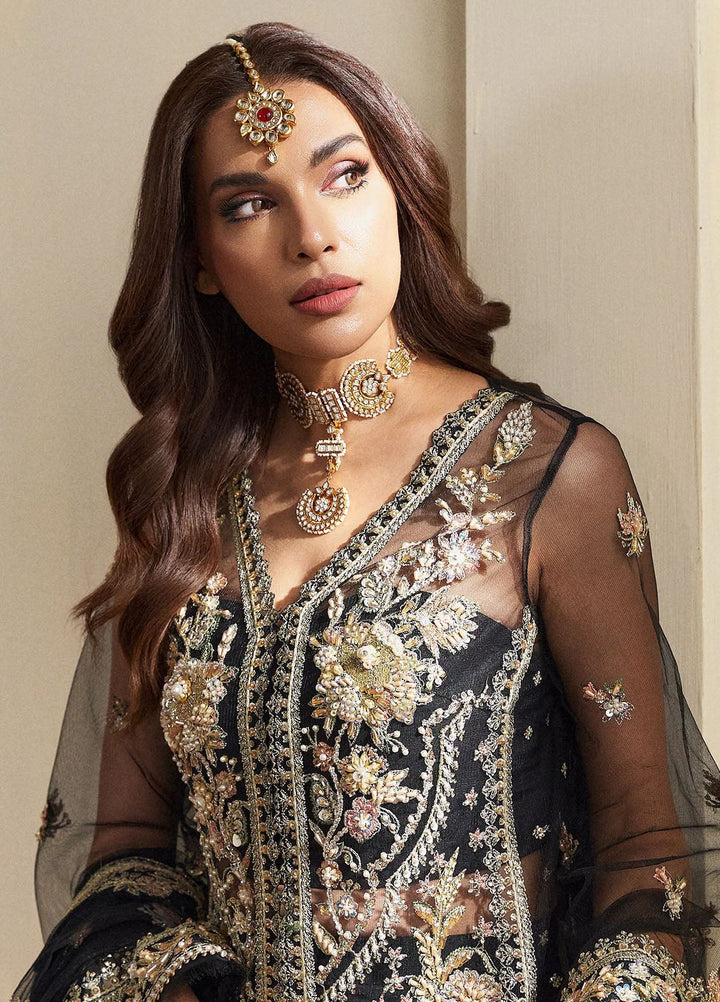 Fabiha Fatima Pret Embroidered Net 3 Piece Suit Opal