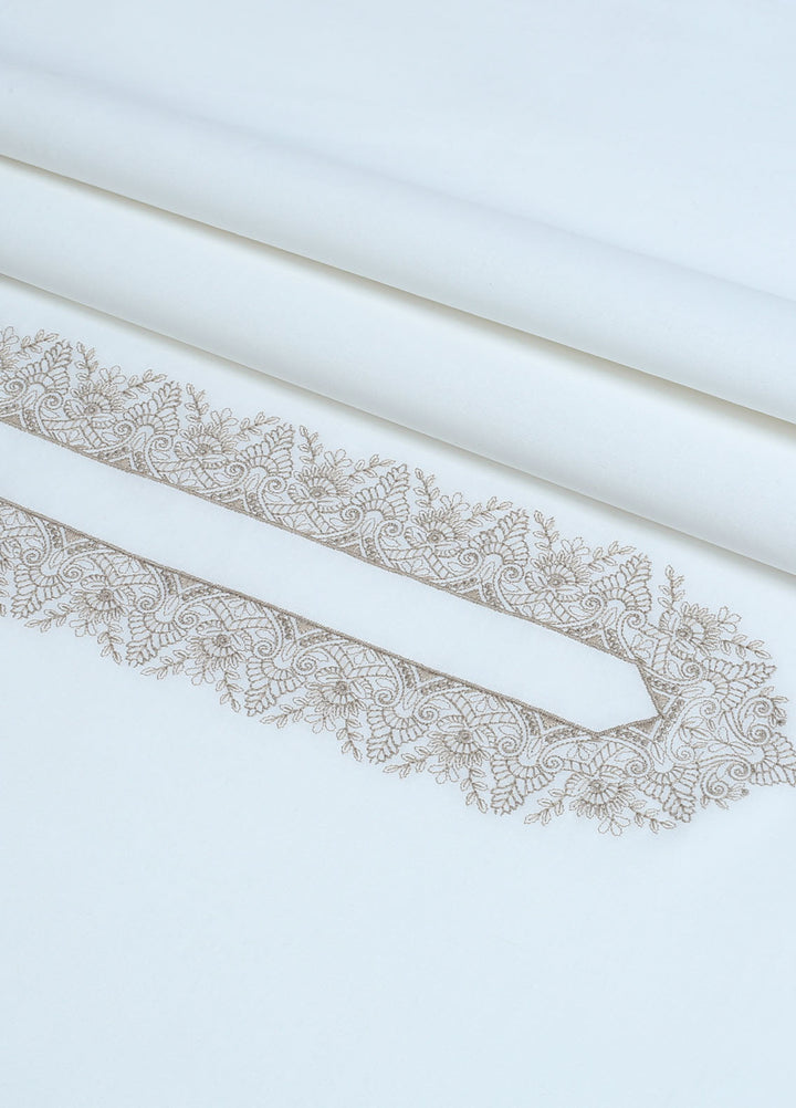 Fabrich Embroidered Cotton Suits Unstitched Kameez Shalwar GTS-CV-001 - Summer Collection