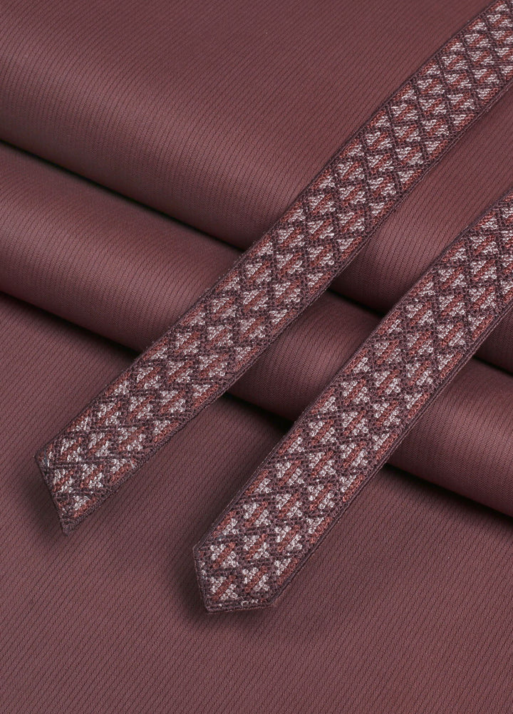 Fabrich Embroidered Suits Unstitched Kurta Shalwar GTS-EK-001 - Mens Collection