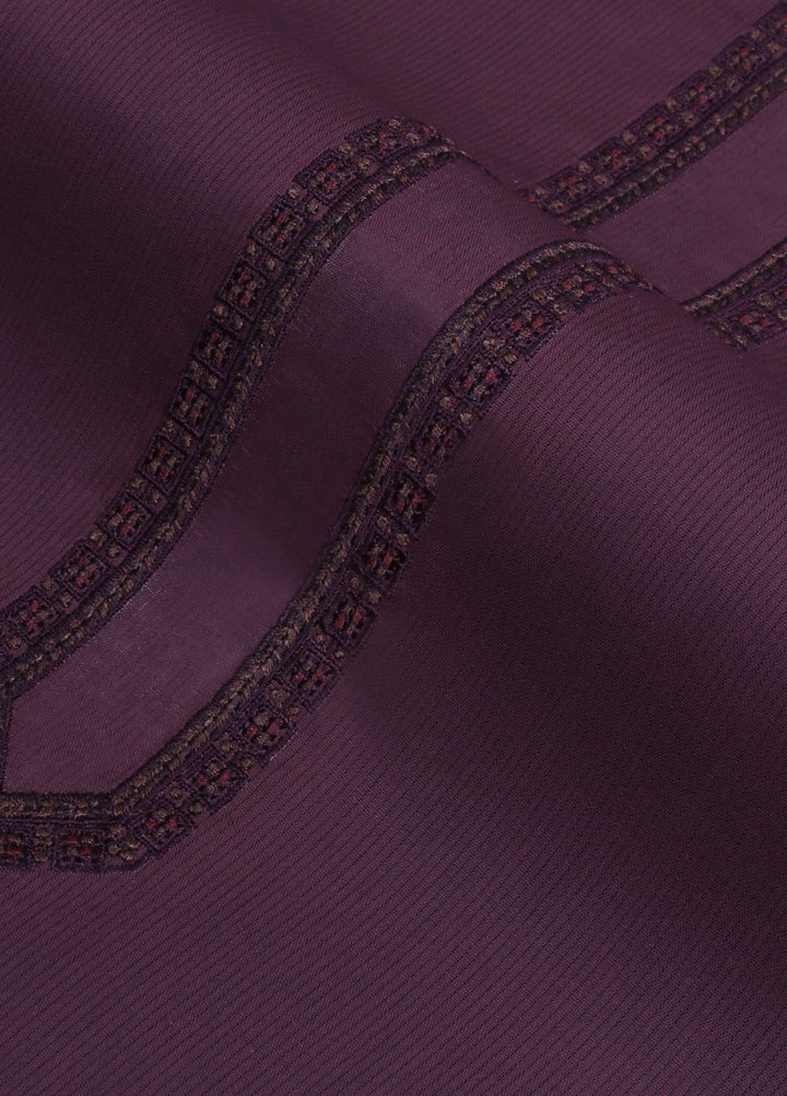 Fabrich Embroidered Suits Unstitched Kurta Shalwar GTS-EK-002 - Mens Collection