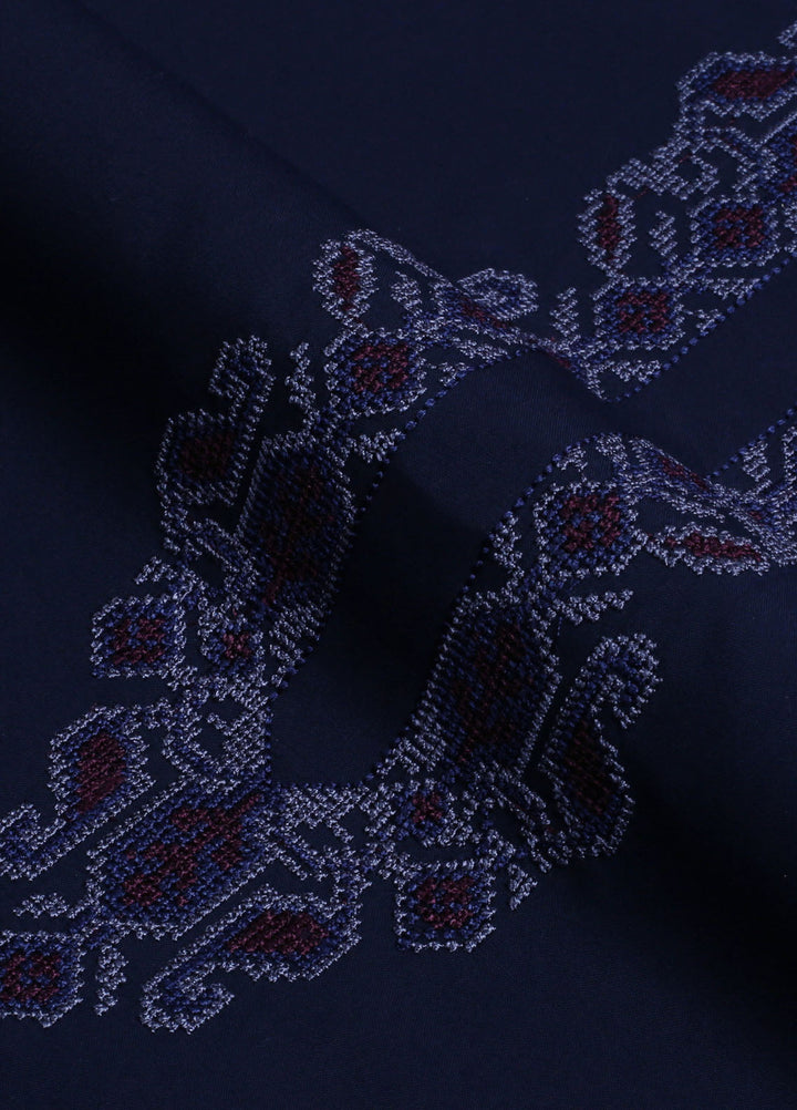 Fabrich Embroidered Suits Unstitched Kurta Shalwar GTS-FE-004 - Mens Collection