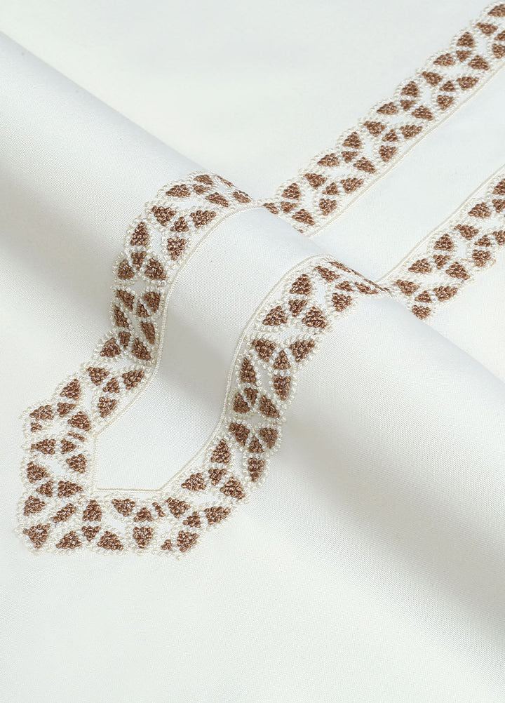 Fabrich Embroidered Suits Unstitched Kurta Shalwar GTS-FE-008 - Mens Collection