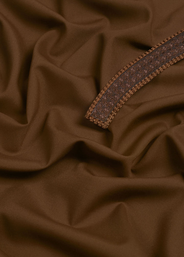 Fabrich Embroidered Suits Unstitched Kurta Shalwar GTS-TE-003 - Mens Collection