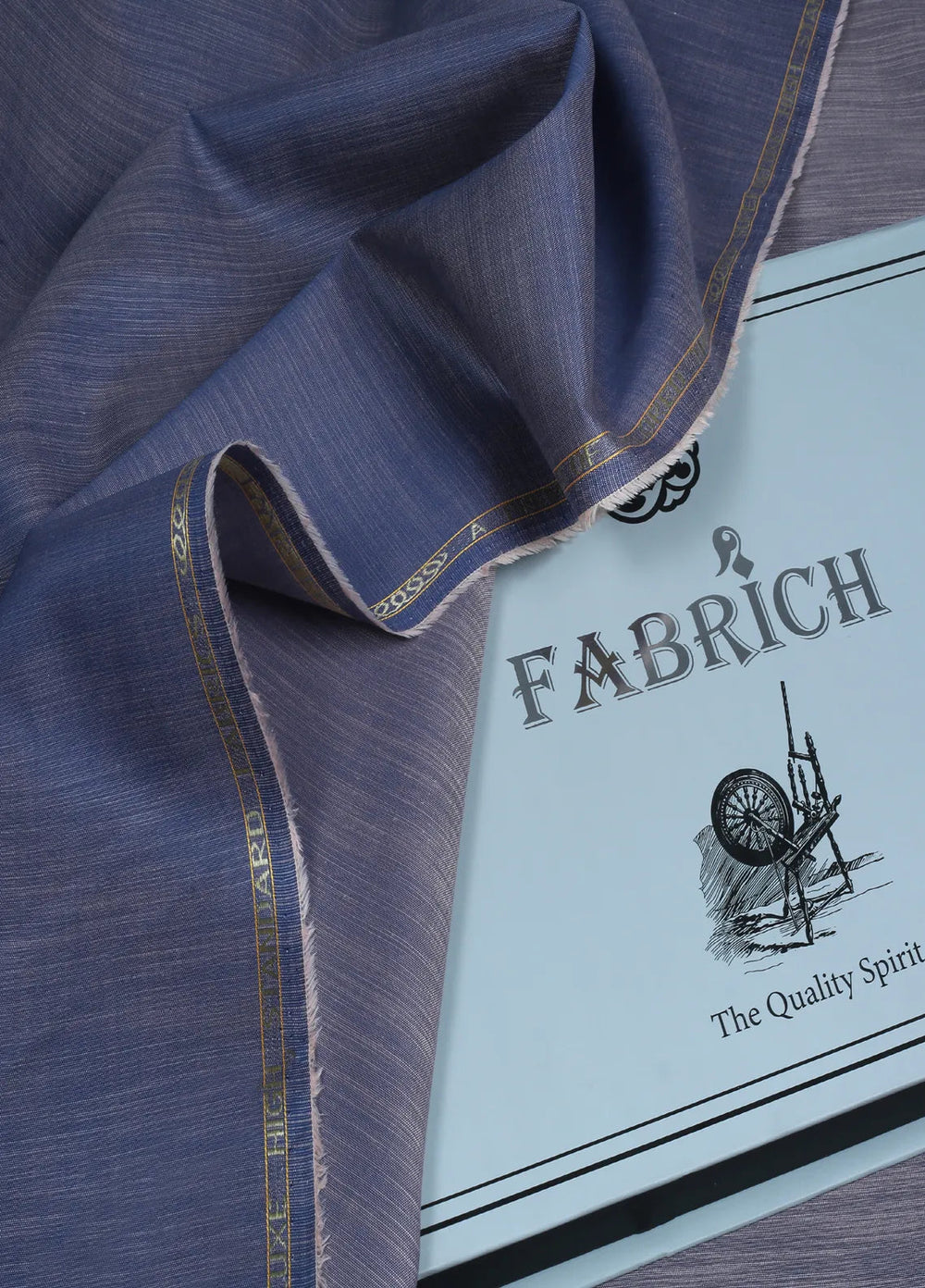 Fabrich Solid Pima Cotton Suits Unstitched 2 Piece GTS-DC-001 - Mens Collection