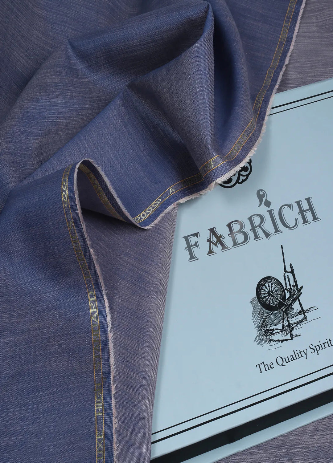 Fabrich Solid Pima Cotton Suits Unstitched 2 Piece GTS-DC-001 - Mens Collection