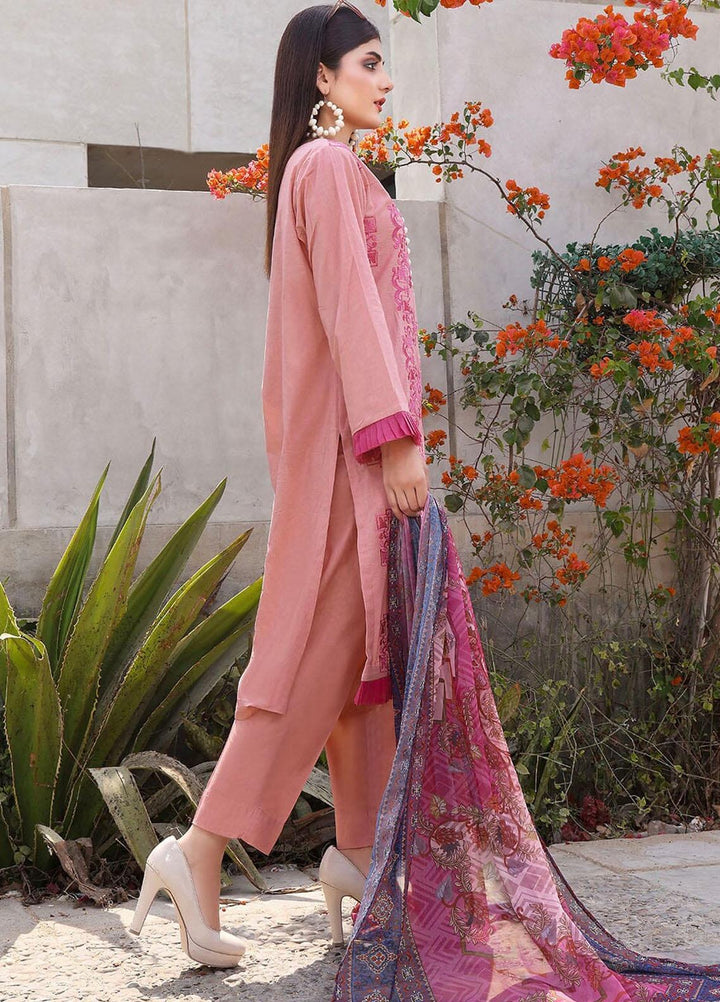 Faha By Khas Embroidered Lawn Suits Unstitched 3 Piece KHS23F KCE-1786 - Summer Collection