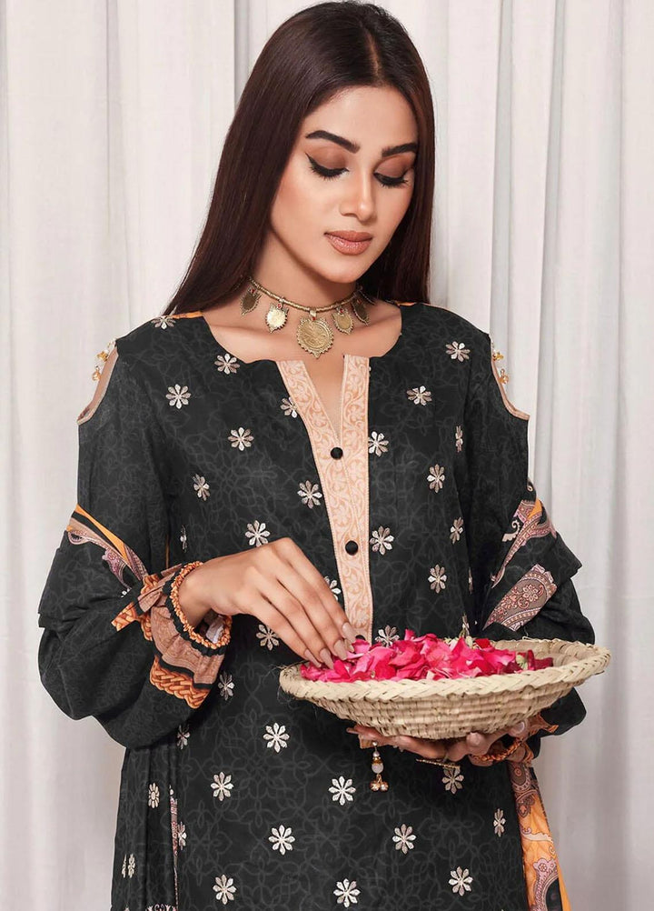 Faha By Khas Embroidered Lawn Suits Unstitched 3 Piece KHS23F KL-1796 - Summer Collection