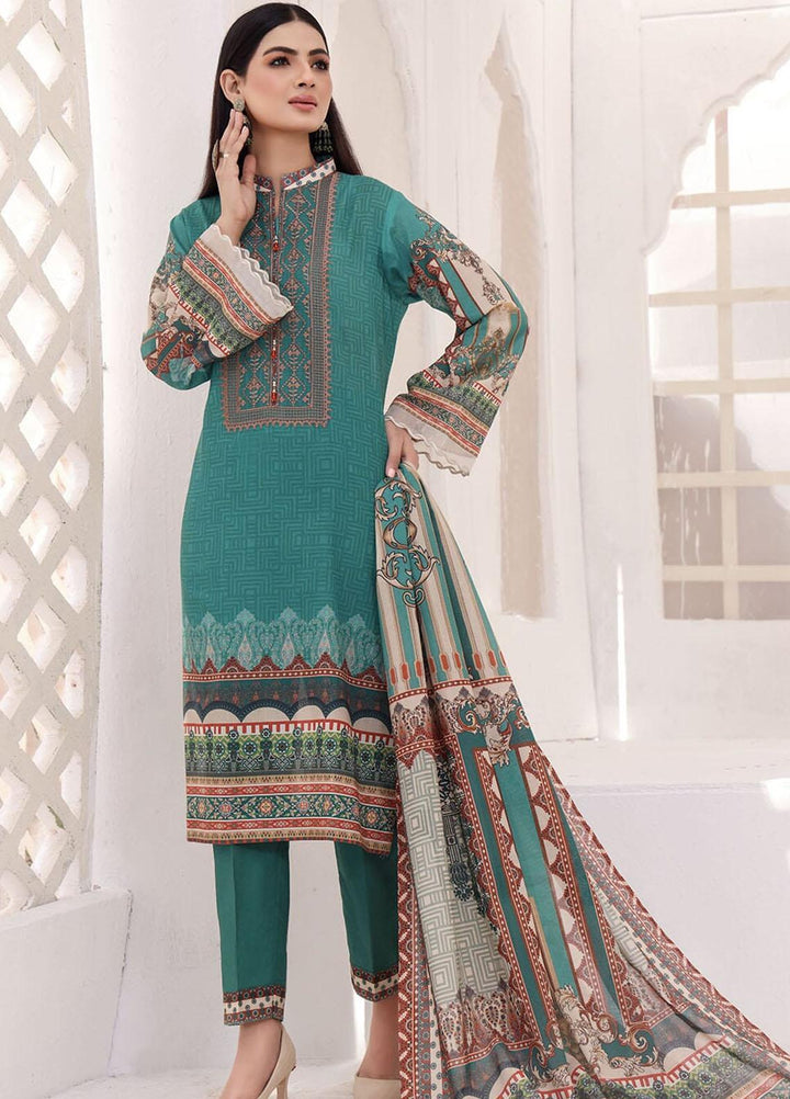 Faha By Khas Embroidered Lawn Suits Unstitched 3 Piece KHS23F KL-1800 - Summer Collection
